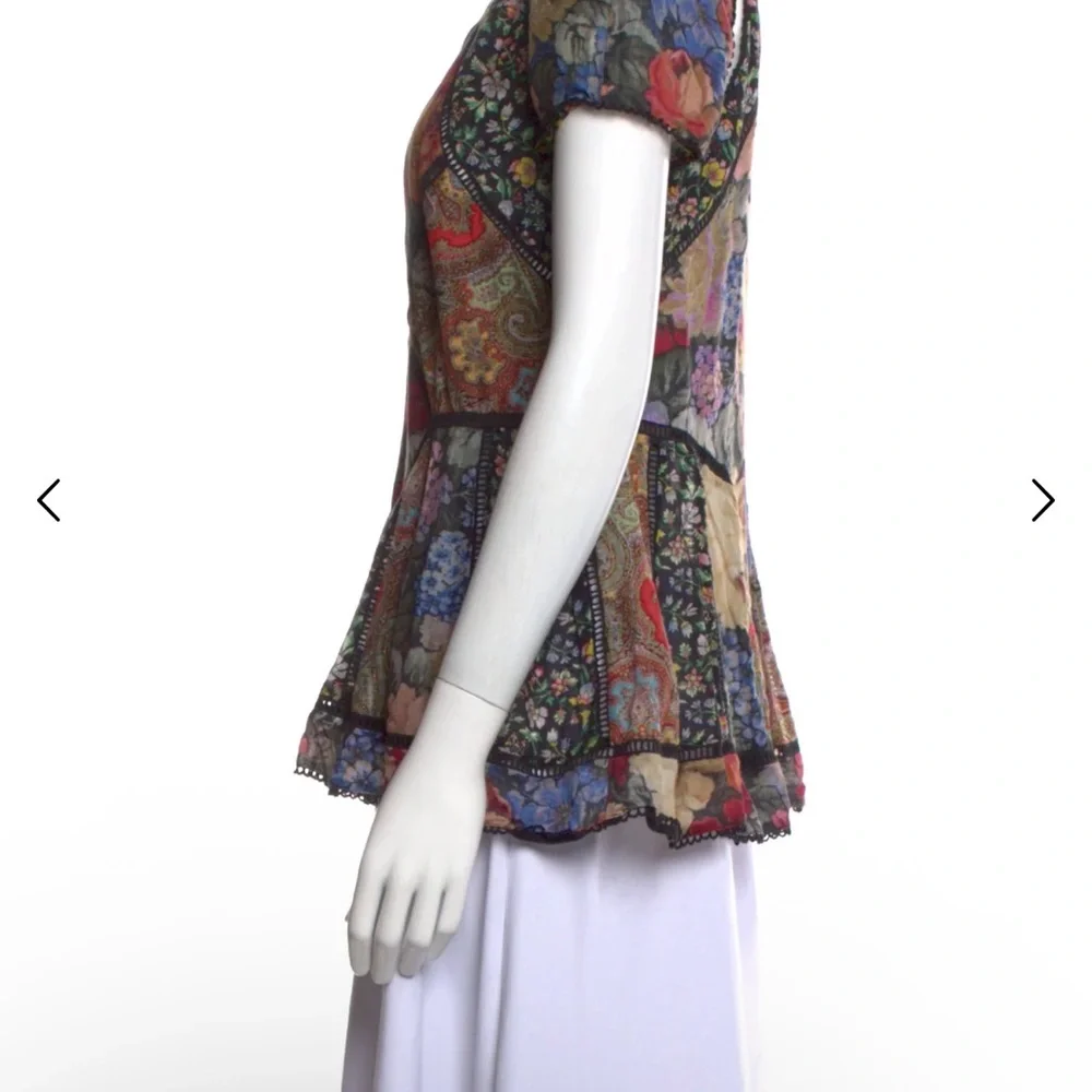 Zimmermann Floral Patchwork Top - Picture 3 of 7
